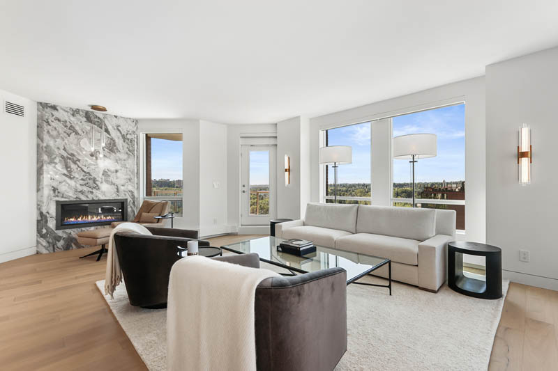 Mission Residence living room by Lara Hontzias.
